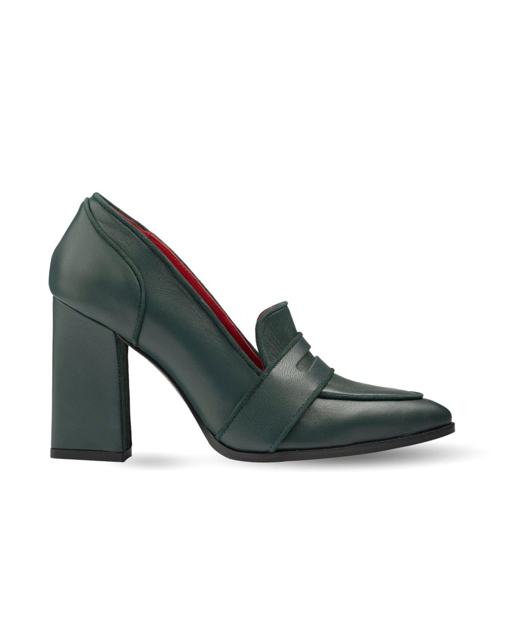 Rosamund Muir London Green Annabel Dark Loafers