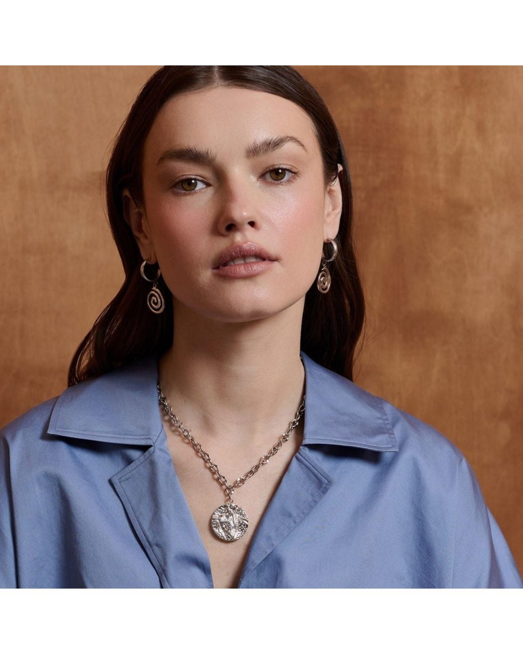 A Weathered Penny Metallic Beverly Necklace