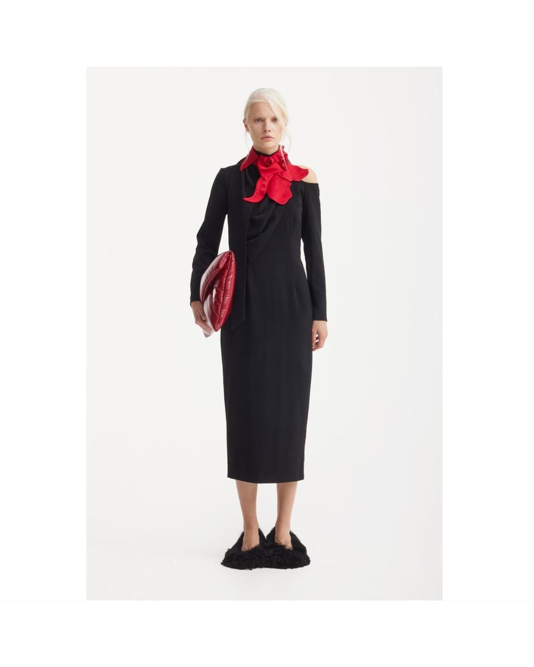 Julia Allert Red Evening Neckwear