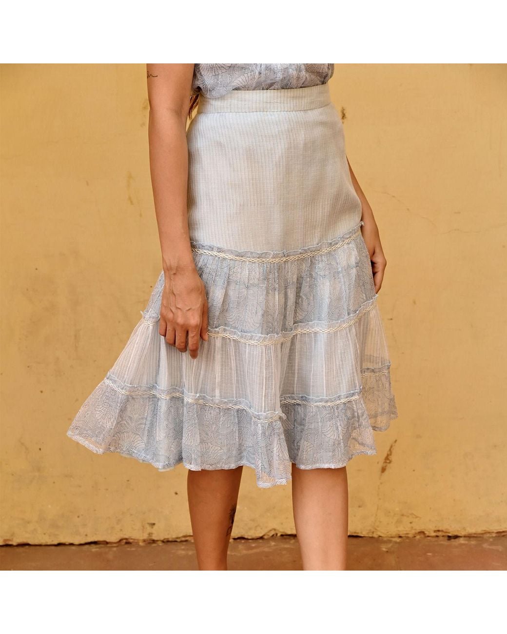 Liminal Blue Lizzy Skirt