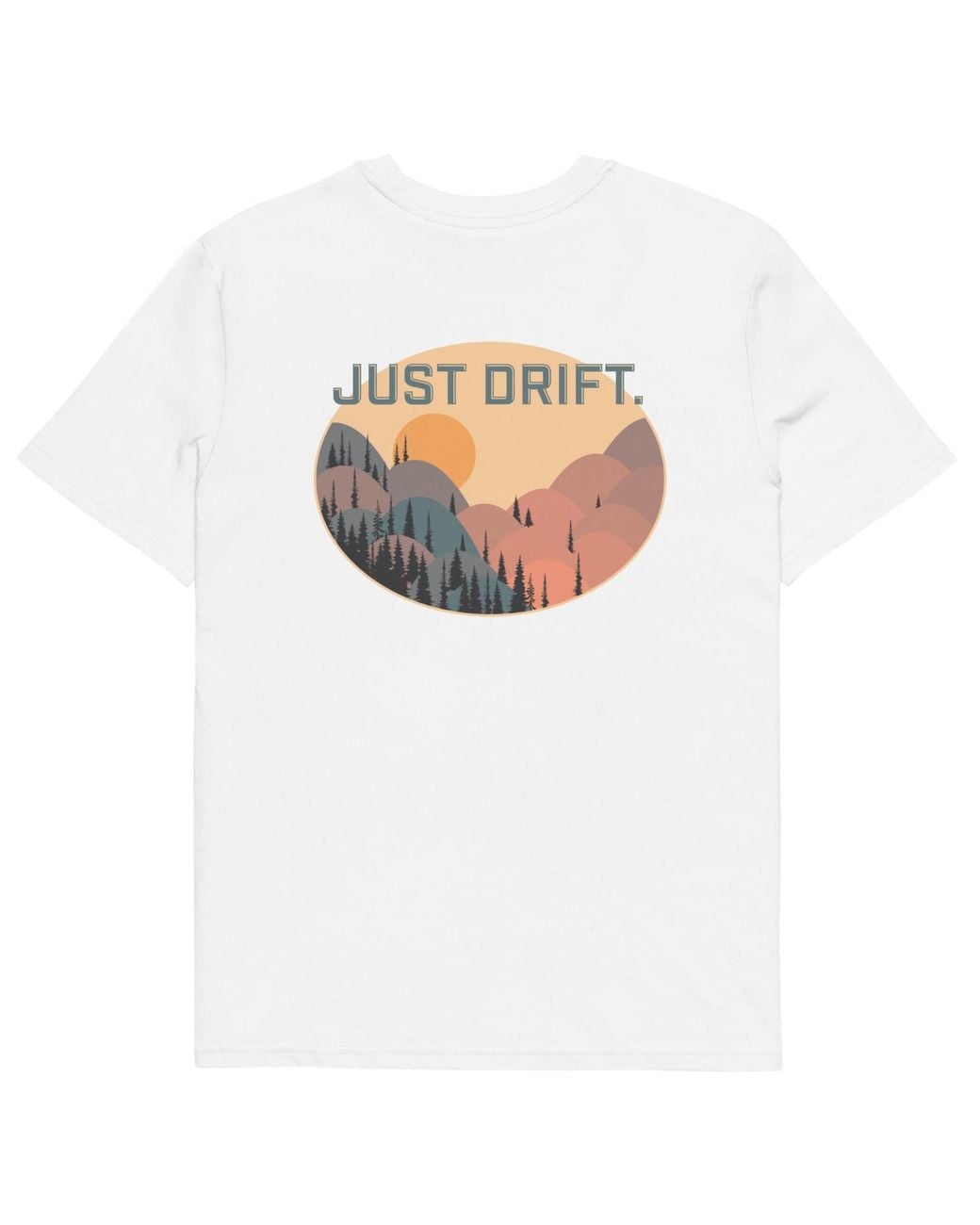 Anchor and Crew White Just Drift. Seeker Organic Cotton T-Shirt