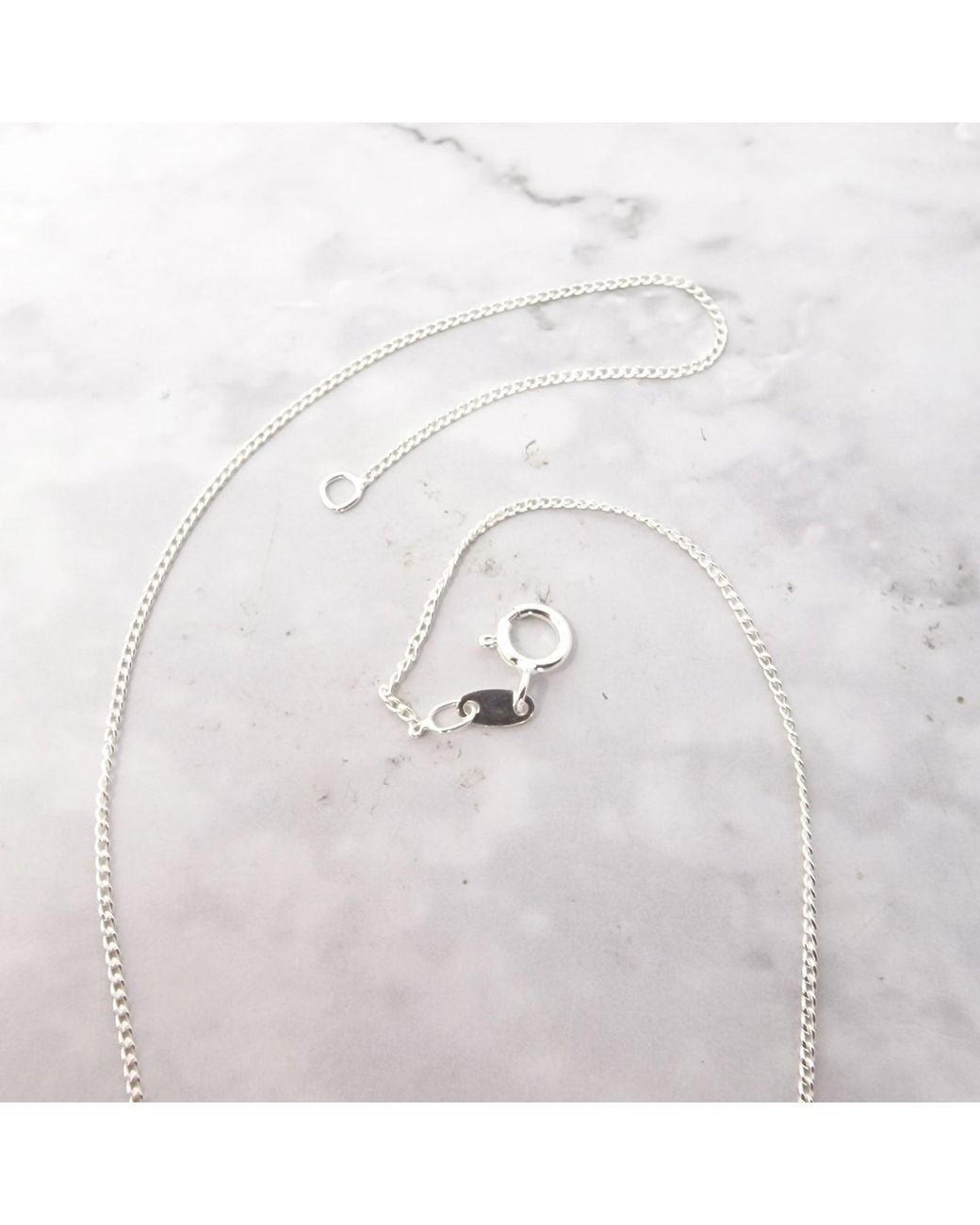 Sophelia White Sterling Shiny Peridot August Birthstone Charm Necklace