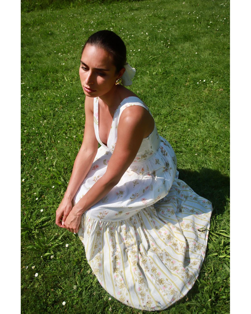 Em & Shi White Apothecary Dress
