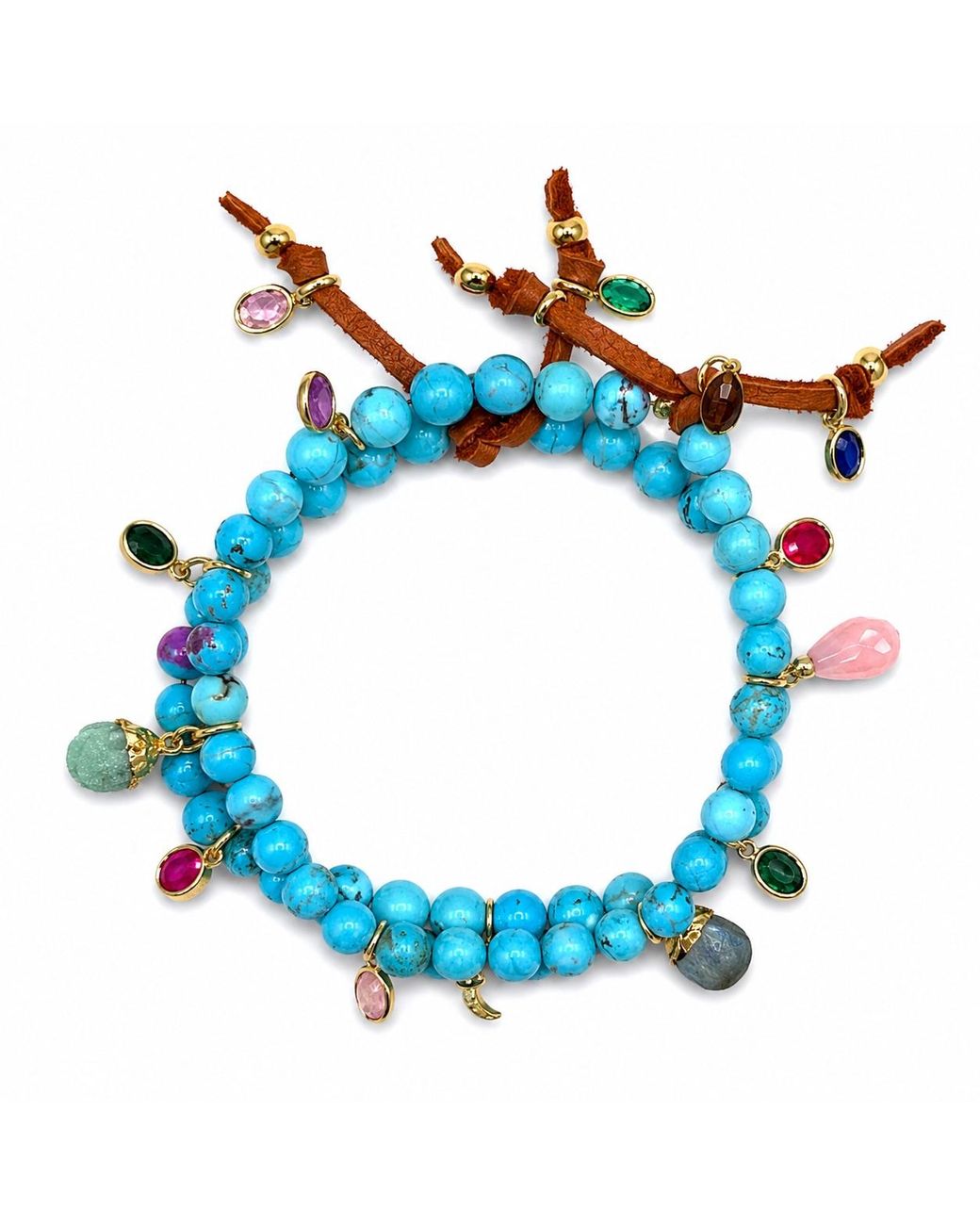 Persia Dona Jewelry Blue Turqs X Caicos Bracelet