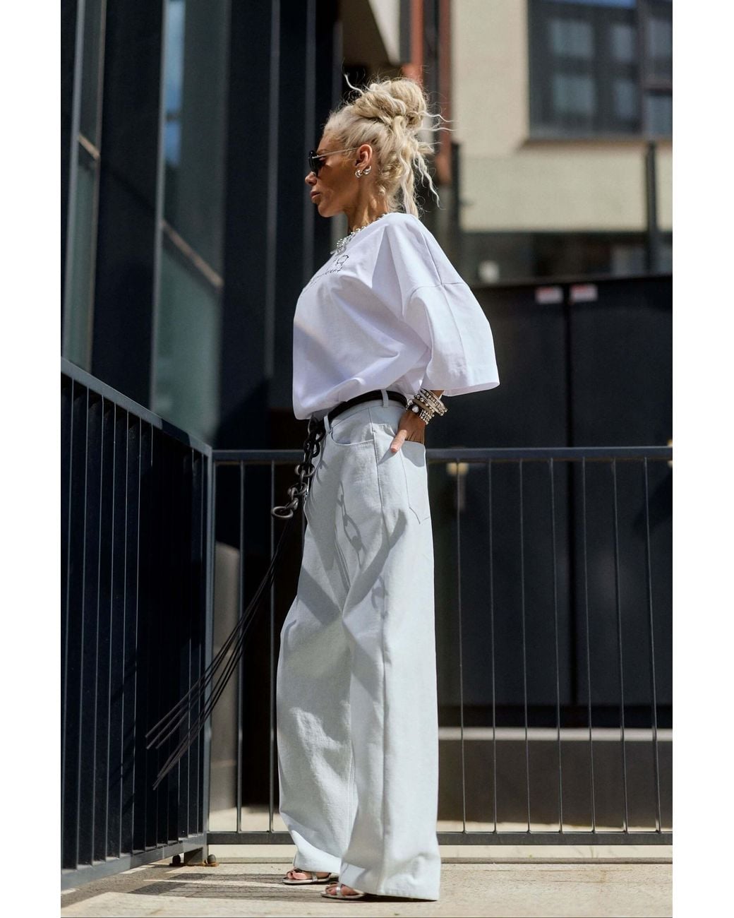 Clothes by Locker Room Gray Wide-Leg Denim Pants