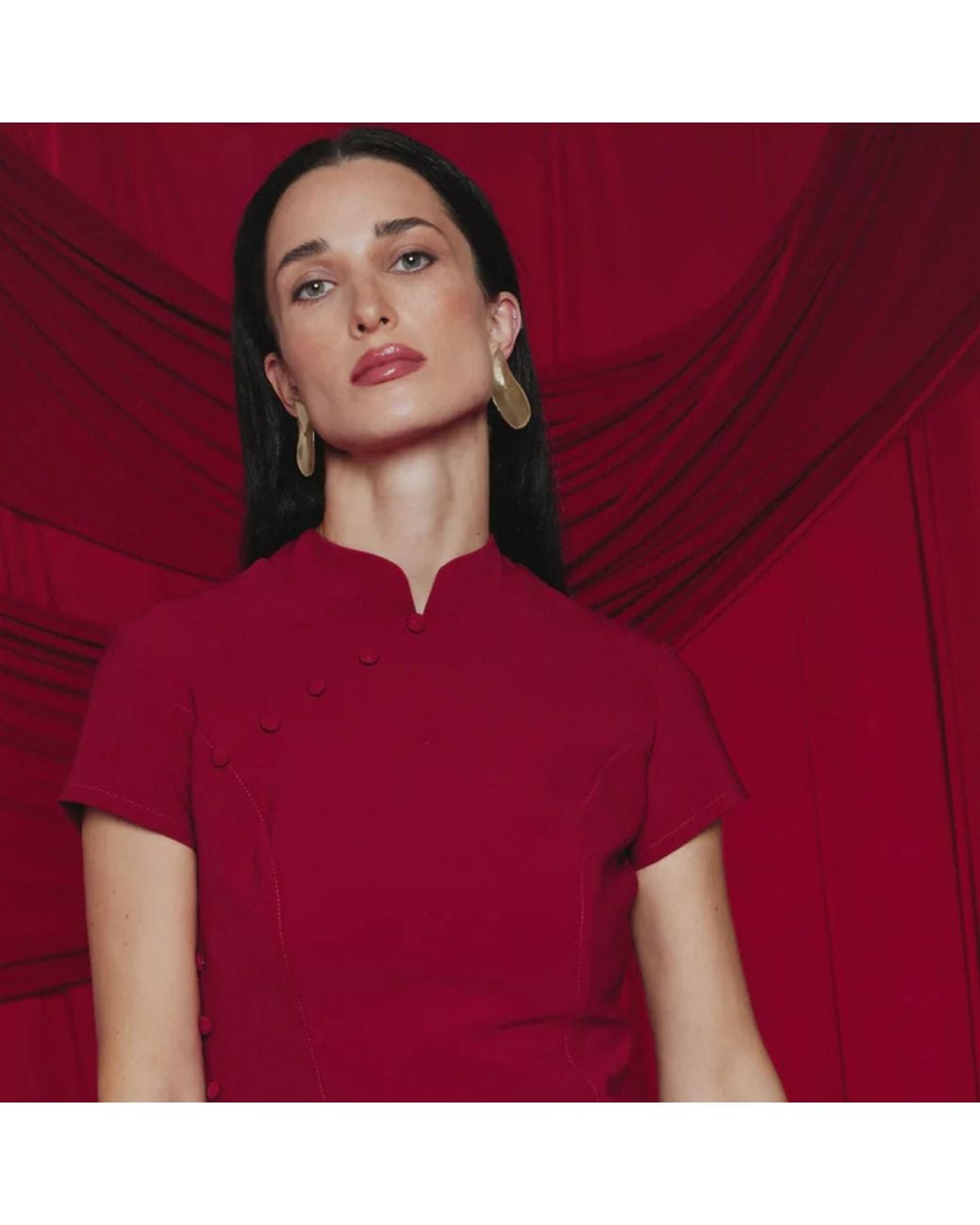 Koahari Red Meri Dress