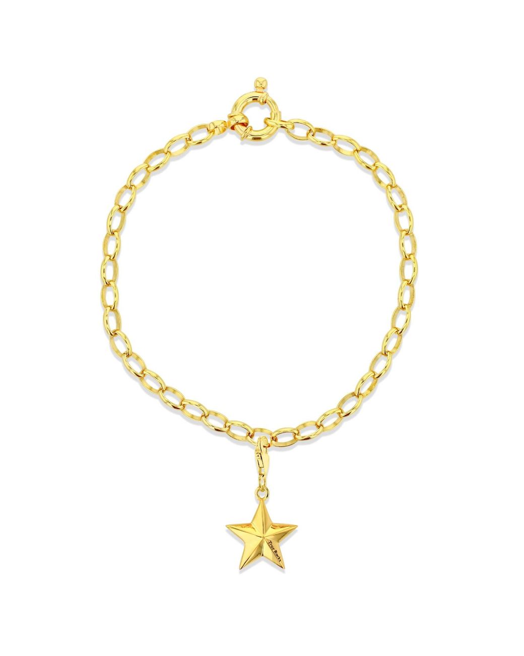 True Rocks Metallic Mini Star Charm 18Kt Plated for men