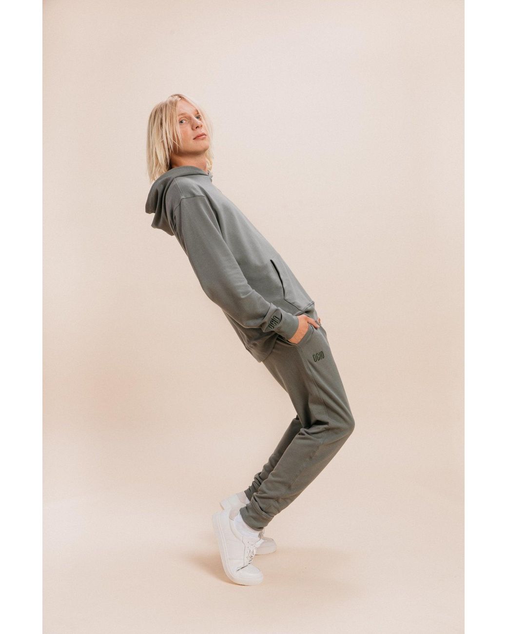 Ocio Leisurewear Gray Classic Softcore Hoodie for men