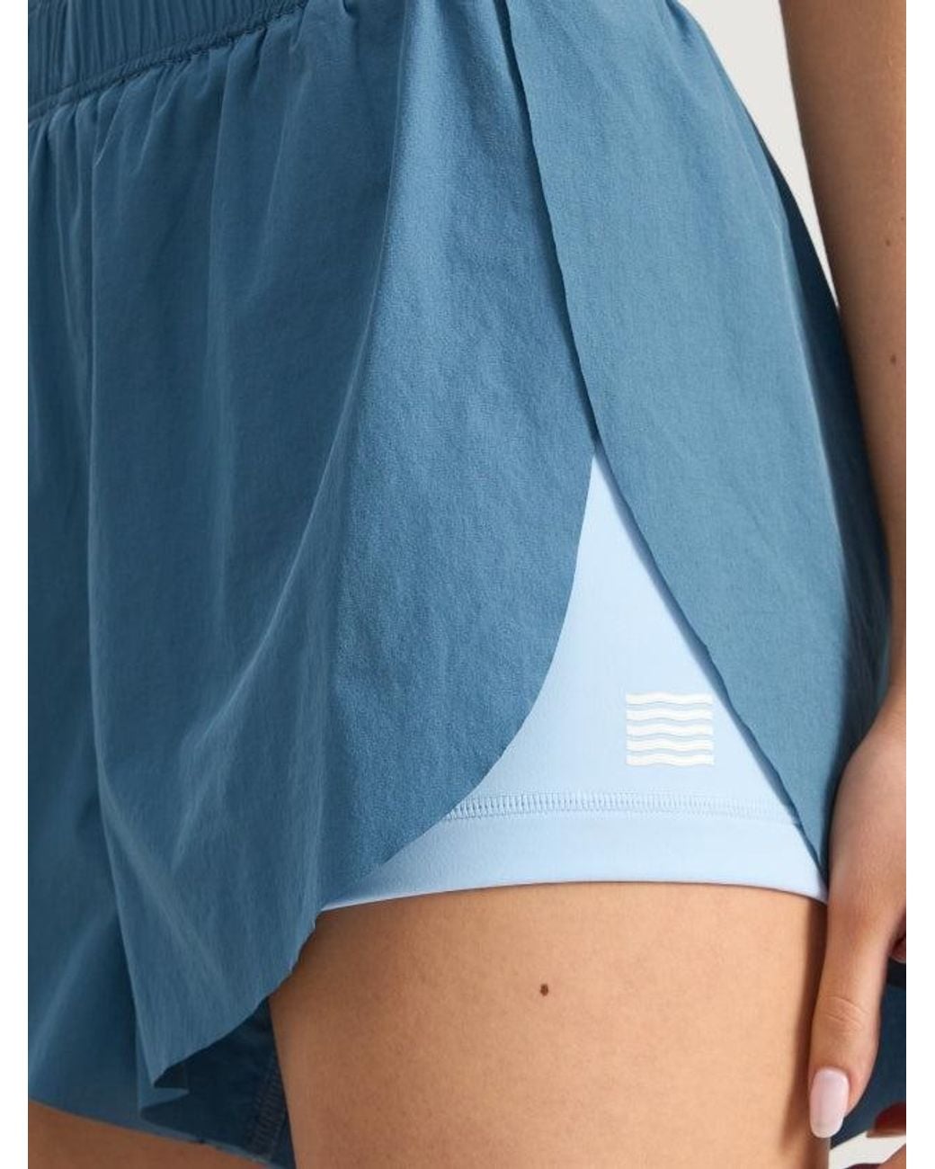 Bondi Active Blue Flutter Run Short