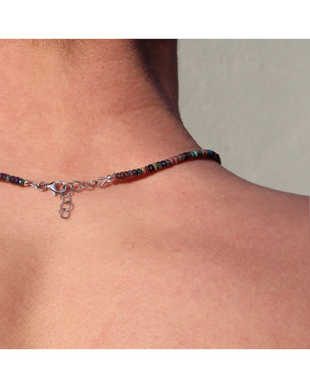 Mineralgems•Studio Blue Opal Necklace For Him for men