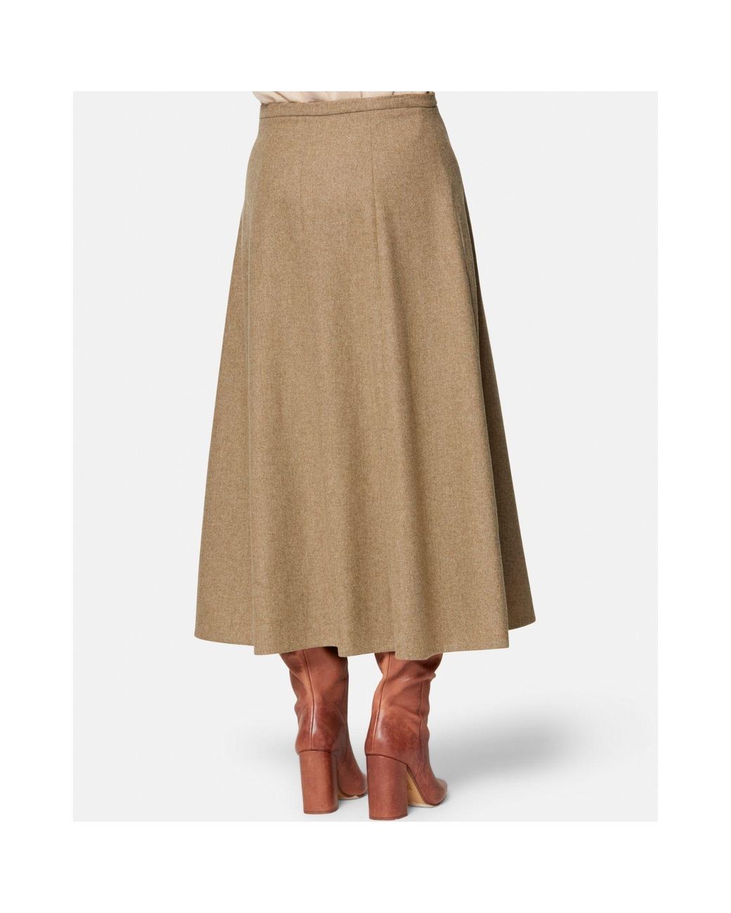 Helen Mcalinden Natural Neutrals Tracey Soft Umber Skirt