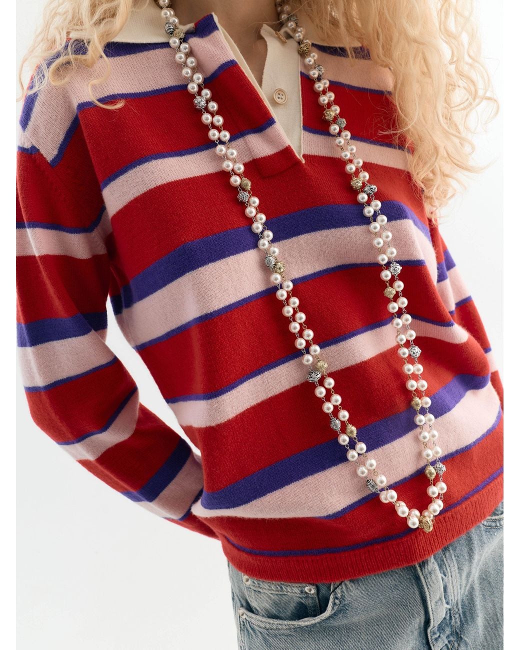 Sita Nevado White Vasija Necklace