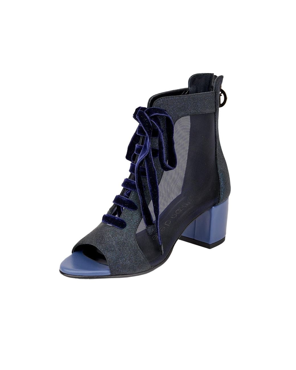 Moon D'elle Blue Vespro Velato Boots
