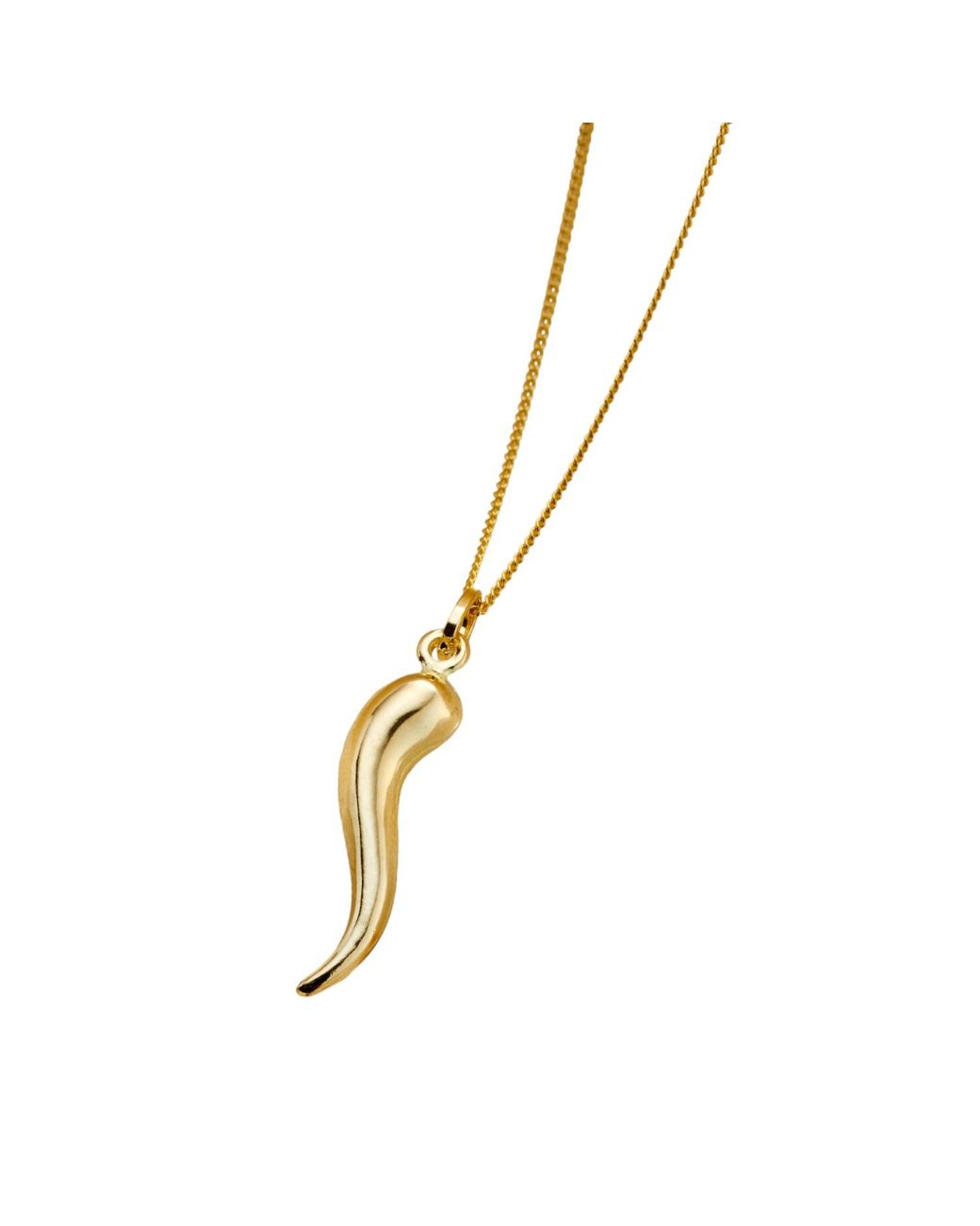 Posh Totty Designs Metallic 9Ct Horn Charm Necklace