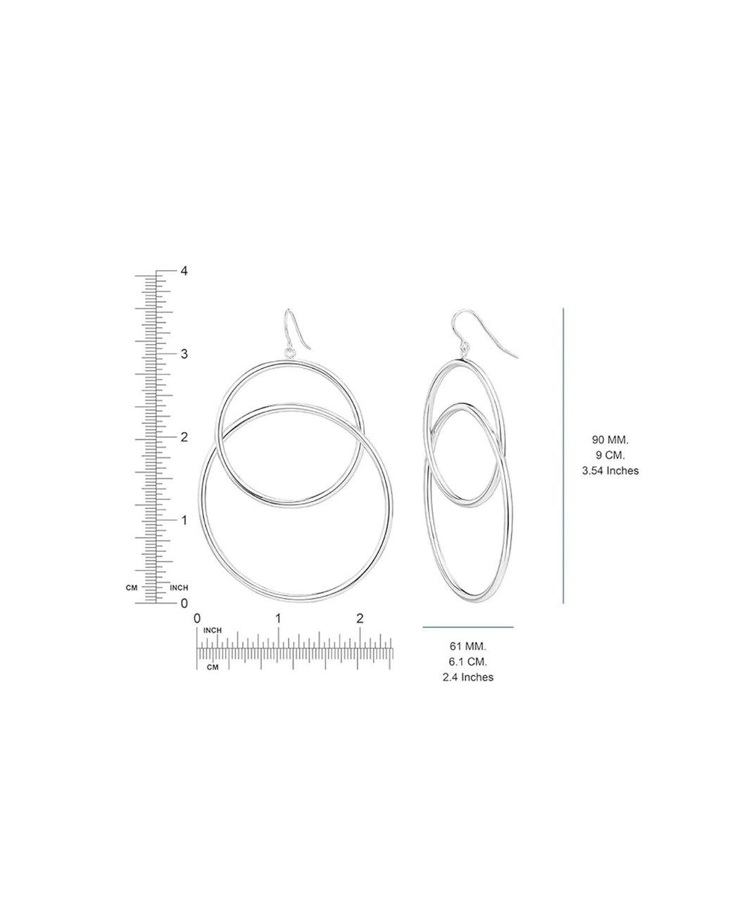 Gold & Honey White Double Drop Earrings