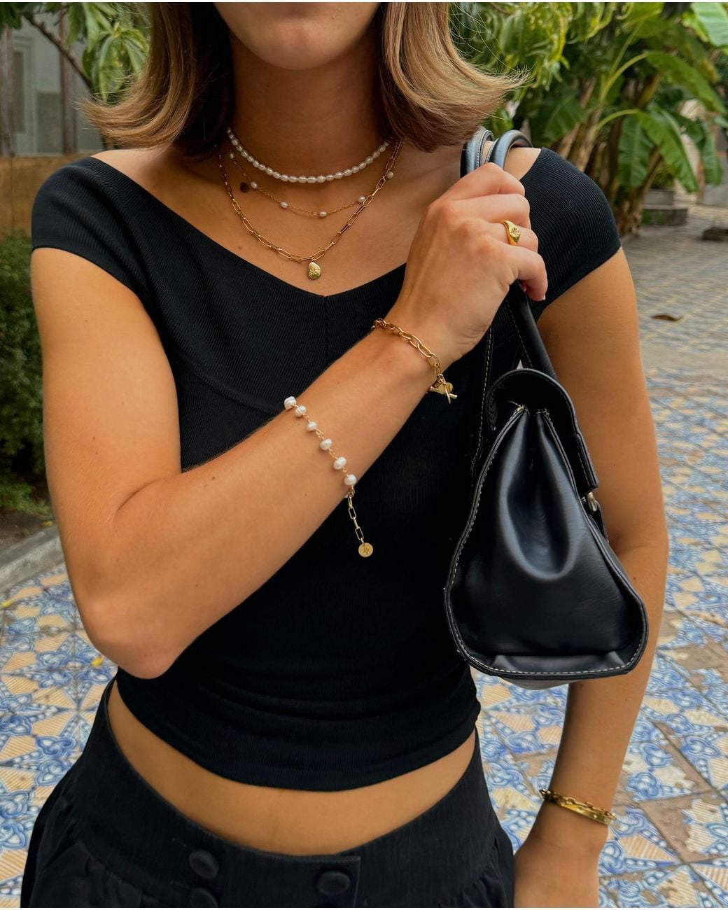 Iris London Metallic Lydia Necklace