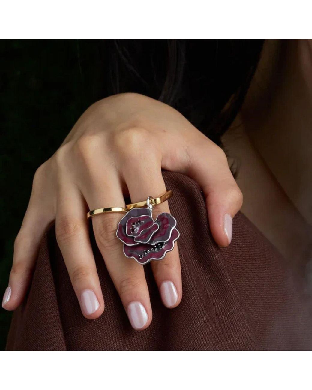 Onia Purple Shadow Bloom Charm