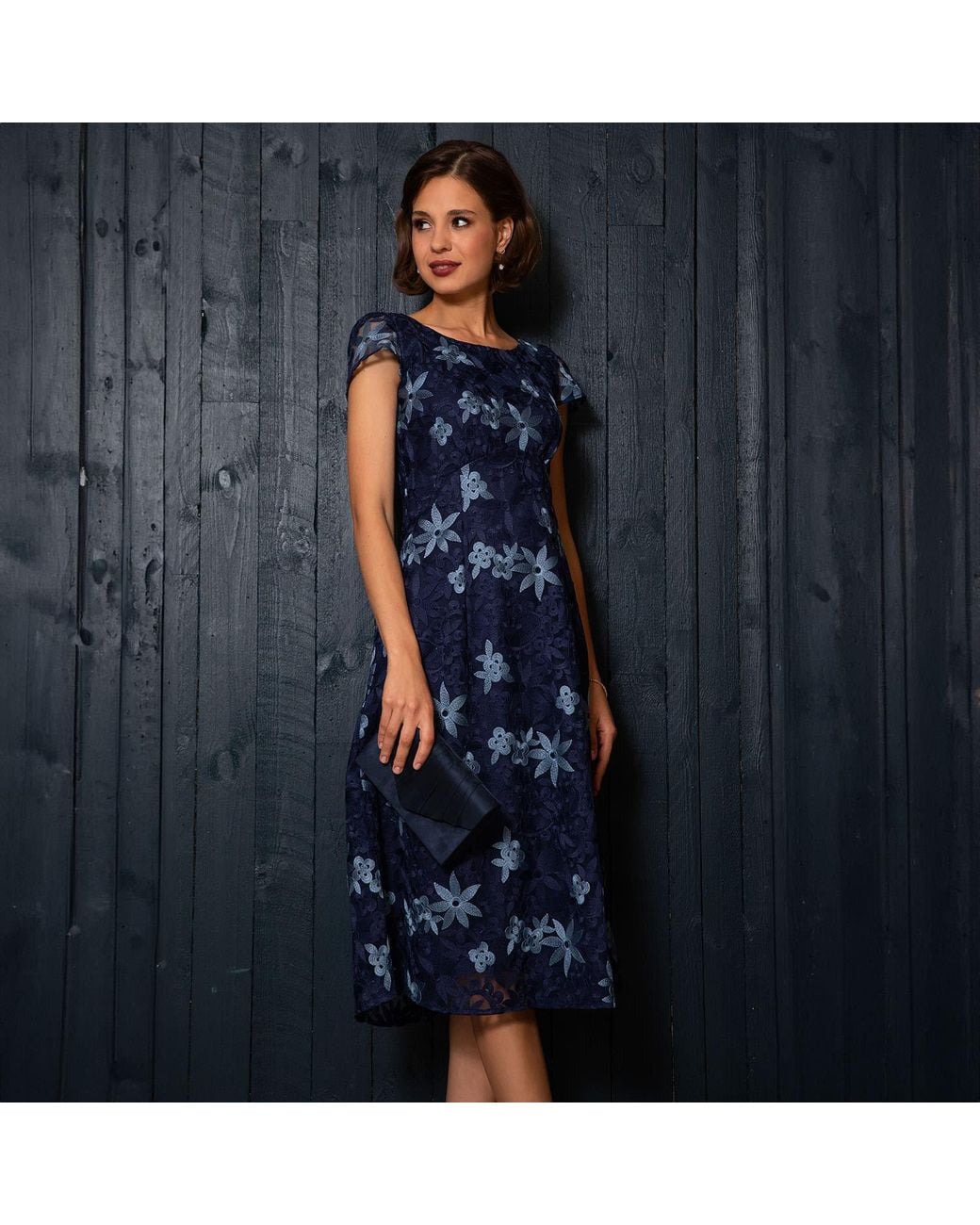 Alie Street London Blue Charlotte Lace Dress