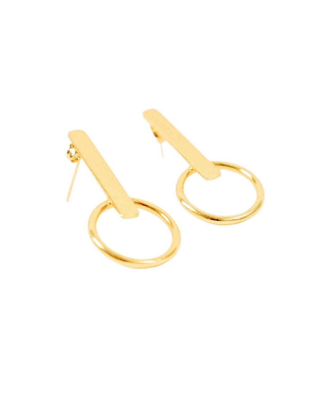 Les Reines Metallic Golden Key