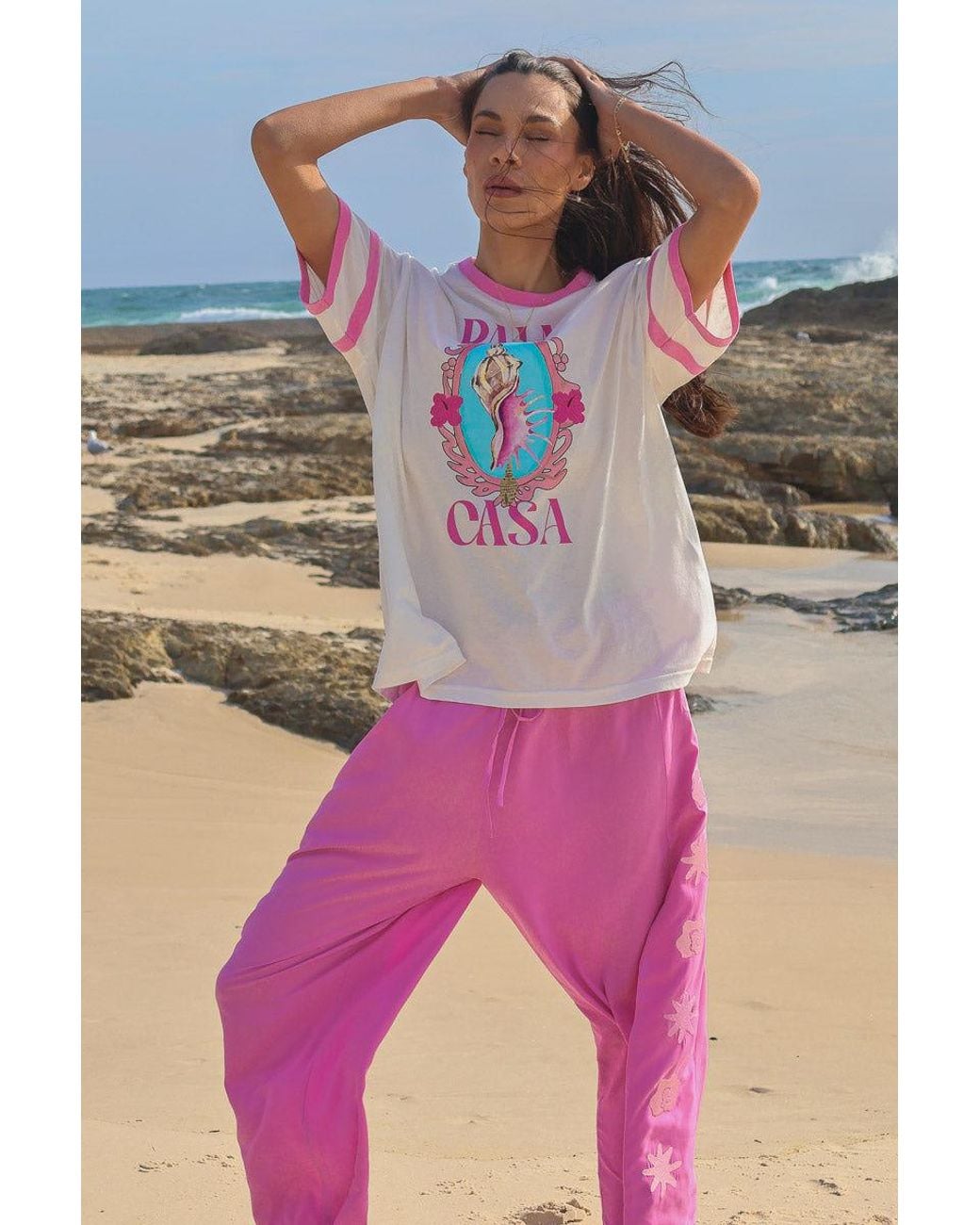 Palm Collective Pink Romi Pants
