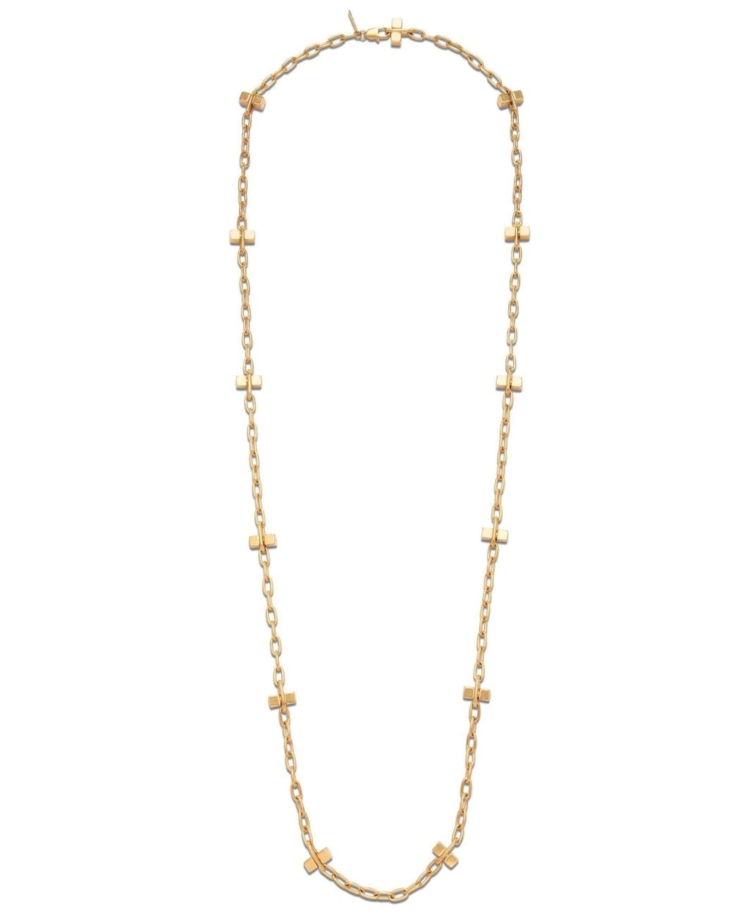 Jaredjamin White Blockbuster Lite Long Necklace