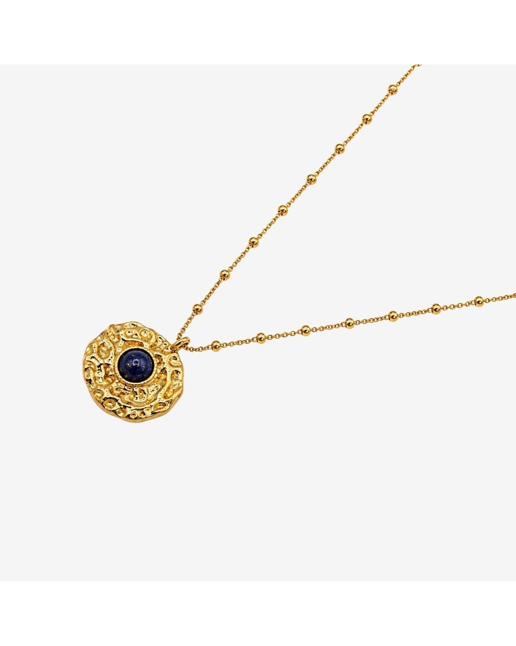 Uchi and Soto Metallic Kin Molten & Stone Pendant Necklace