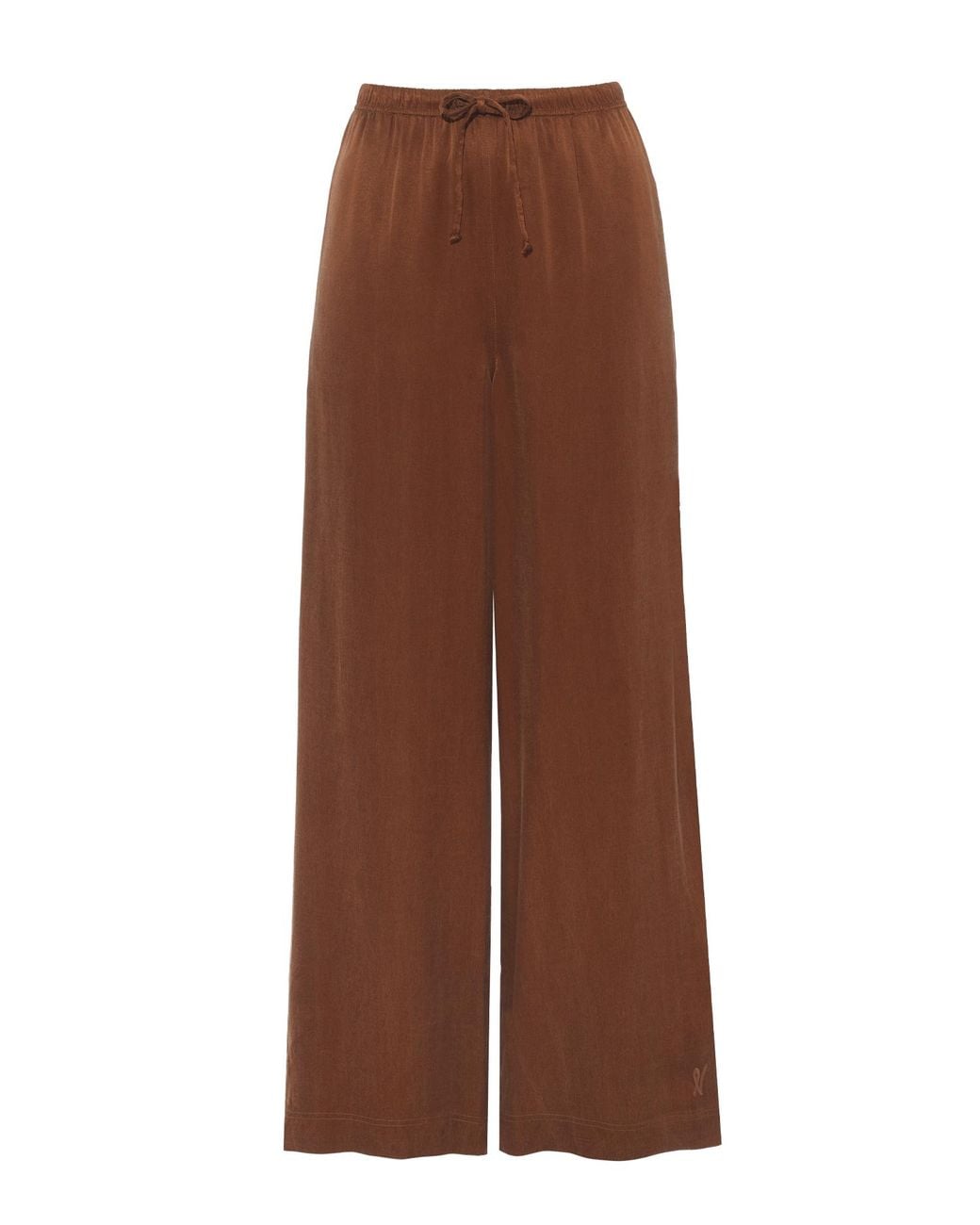 Nudea Brown Eco-Luxe Drawstring Trouser
