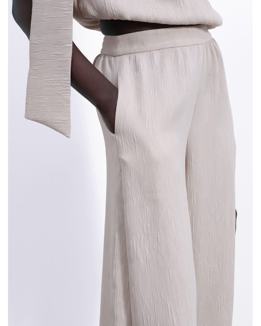 Sélone White Neutrals Selis Balloon Trousers