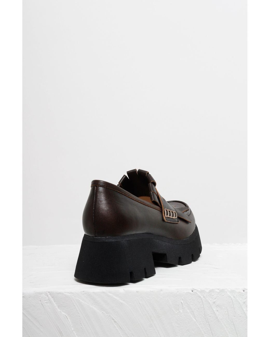Mafalda Black Francis Fringe Chunky Loafers
