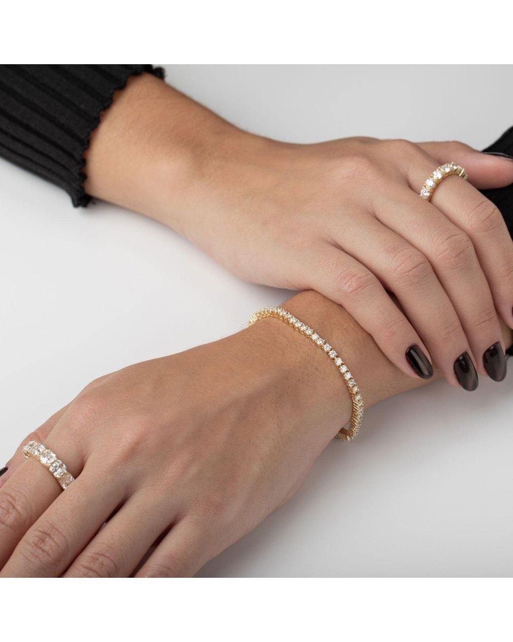 Gingin Metallic Nea Tennis Bracelet