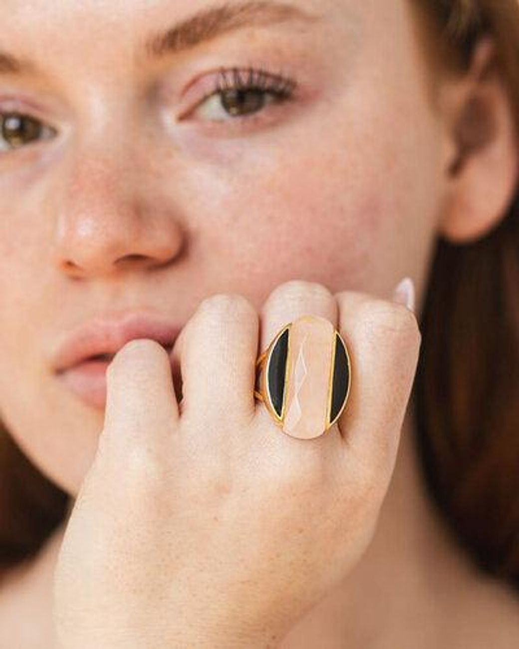 Ogé Jewelry White The Harmonia Ring – Symbol Of Divine Alignment & Self-Love