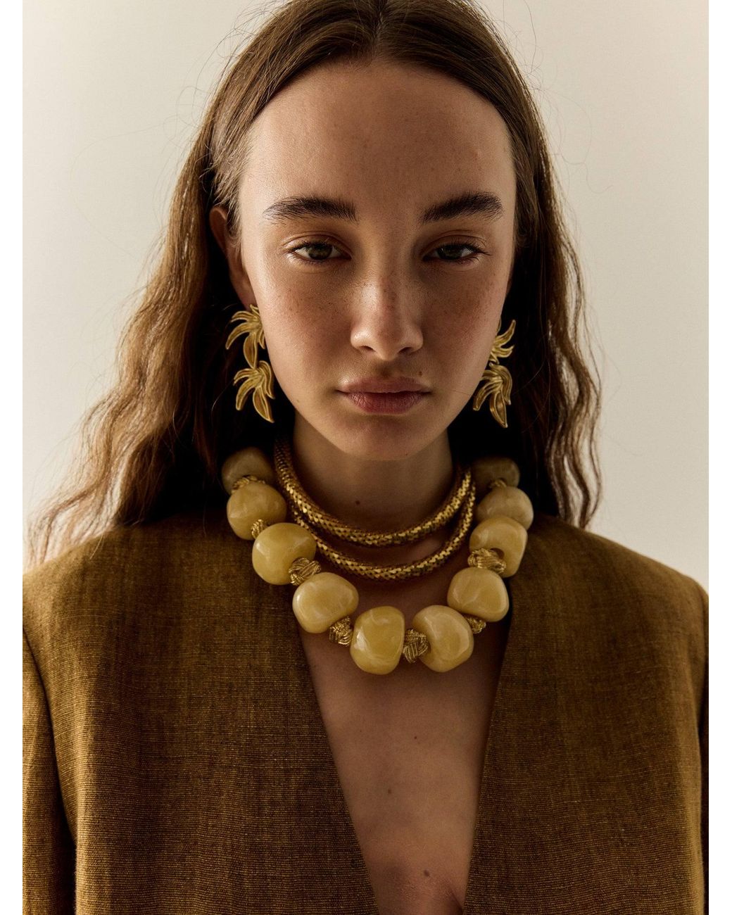 Sita Nevado Metallic Marinera Necklace