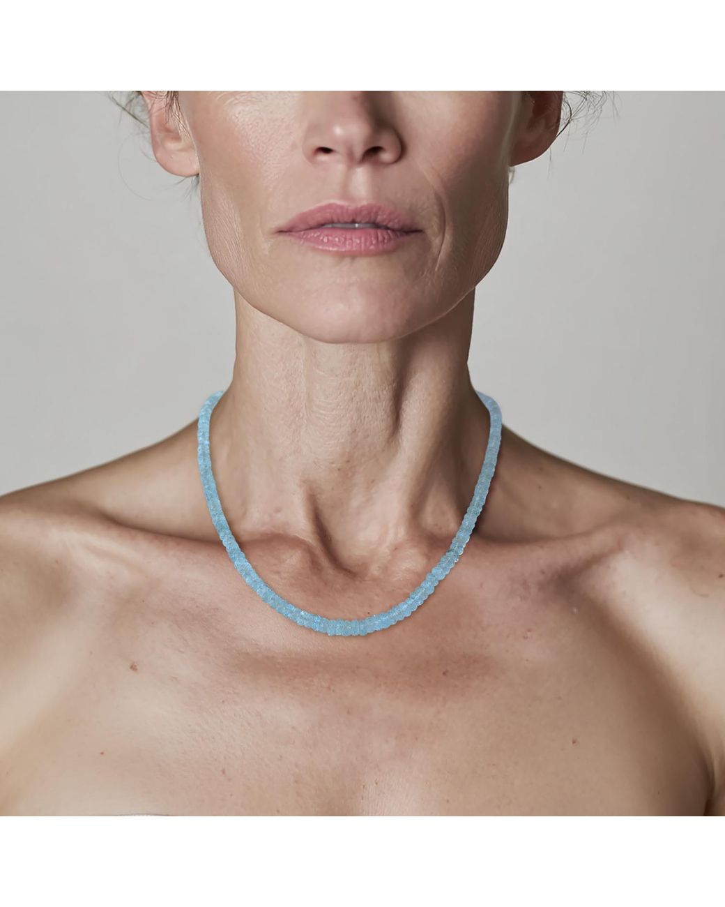 Bombyx House Blue Birthstone December Topaz Ombre Necklace
