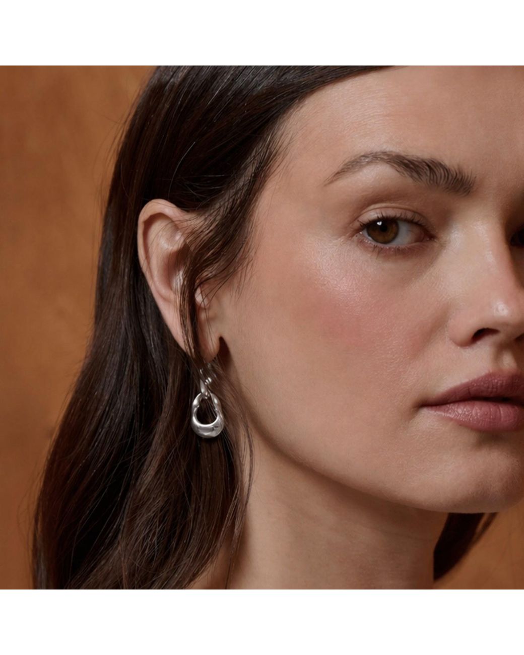 A Weathered Penny Metallic Neve Hoops