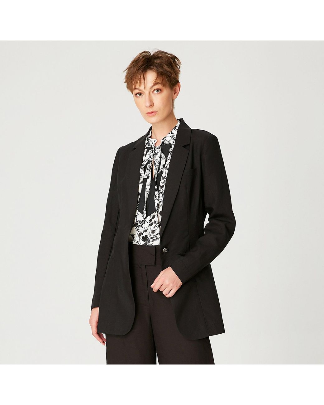 Smart and Joy Black Tailored Blazer Jacket