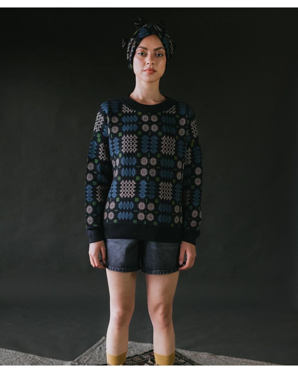 Mabli Blue Carthen Jumper