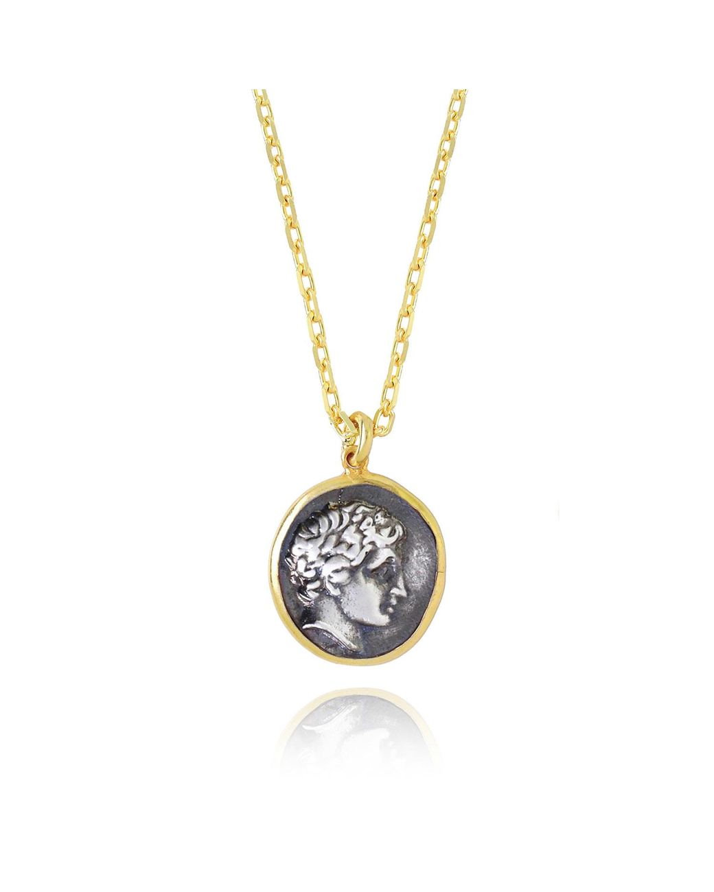 Ece London Metallic The Chariots Coin Necklace