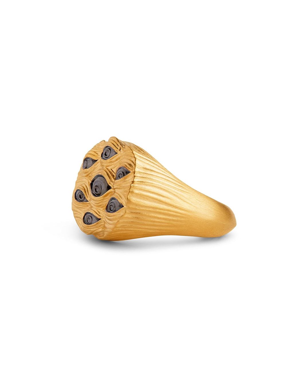 Kasun Metallic Eyes Of Many Signet Ring – & Eyes