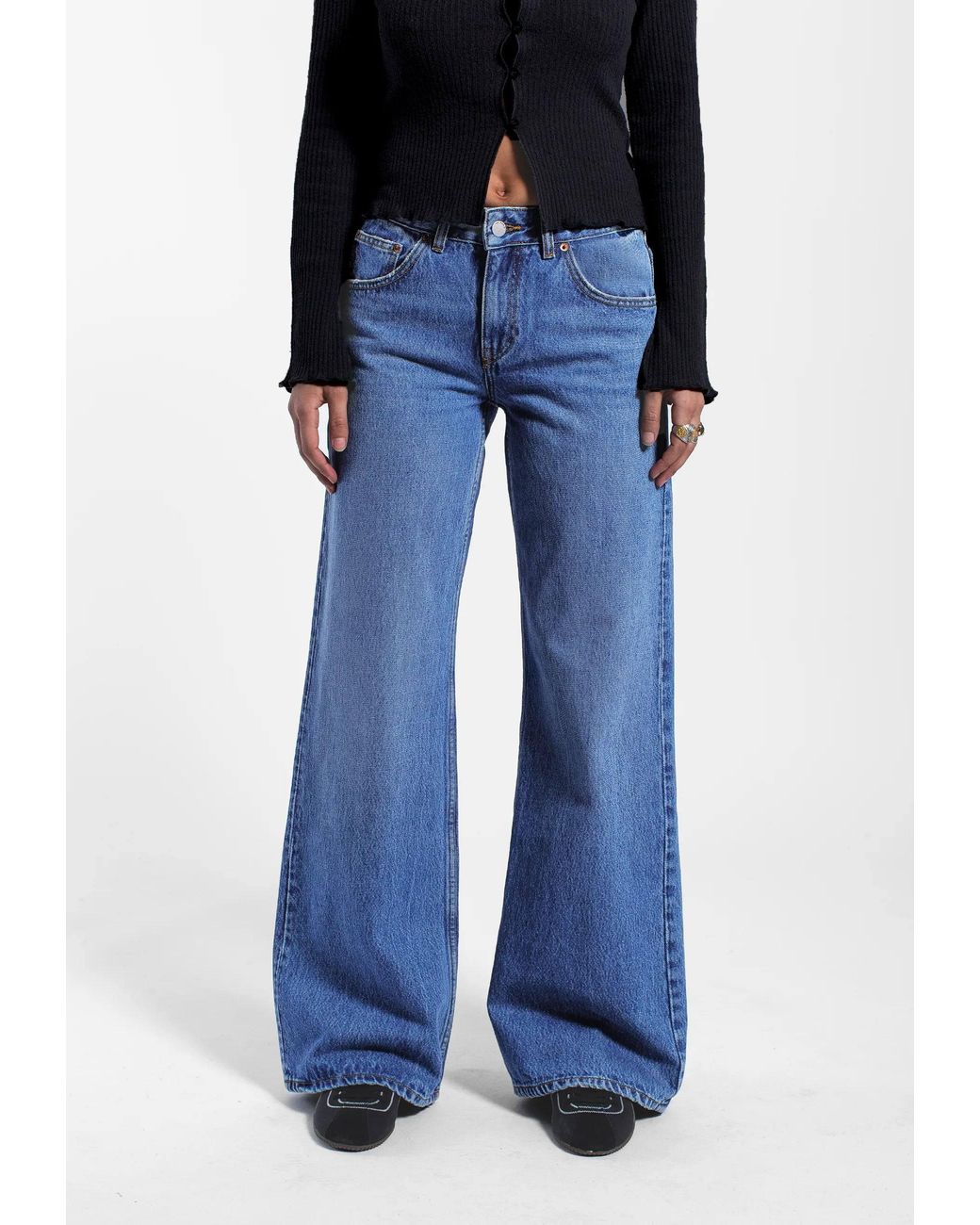 Dr. Denim Blue Rhue Low Wide