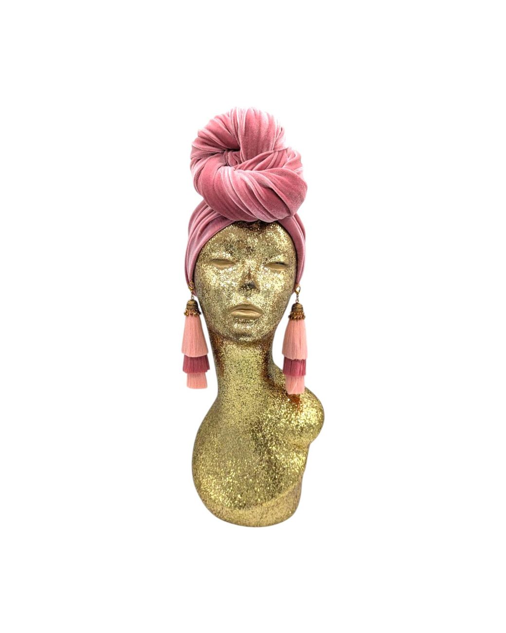 Julia Clancey Red Dusky Swinglette Turban