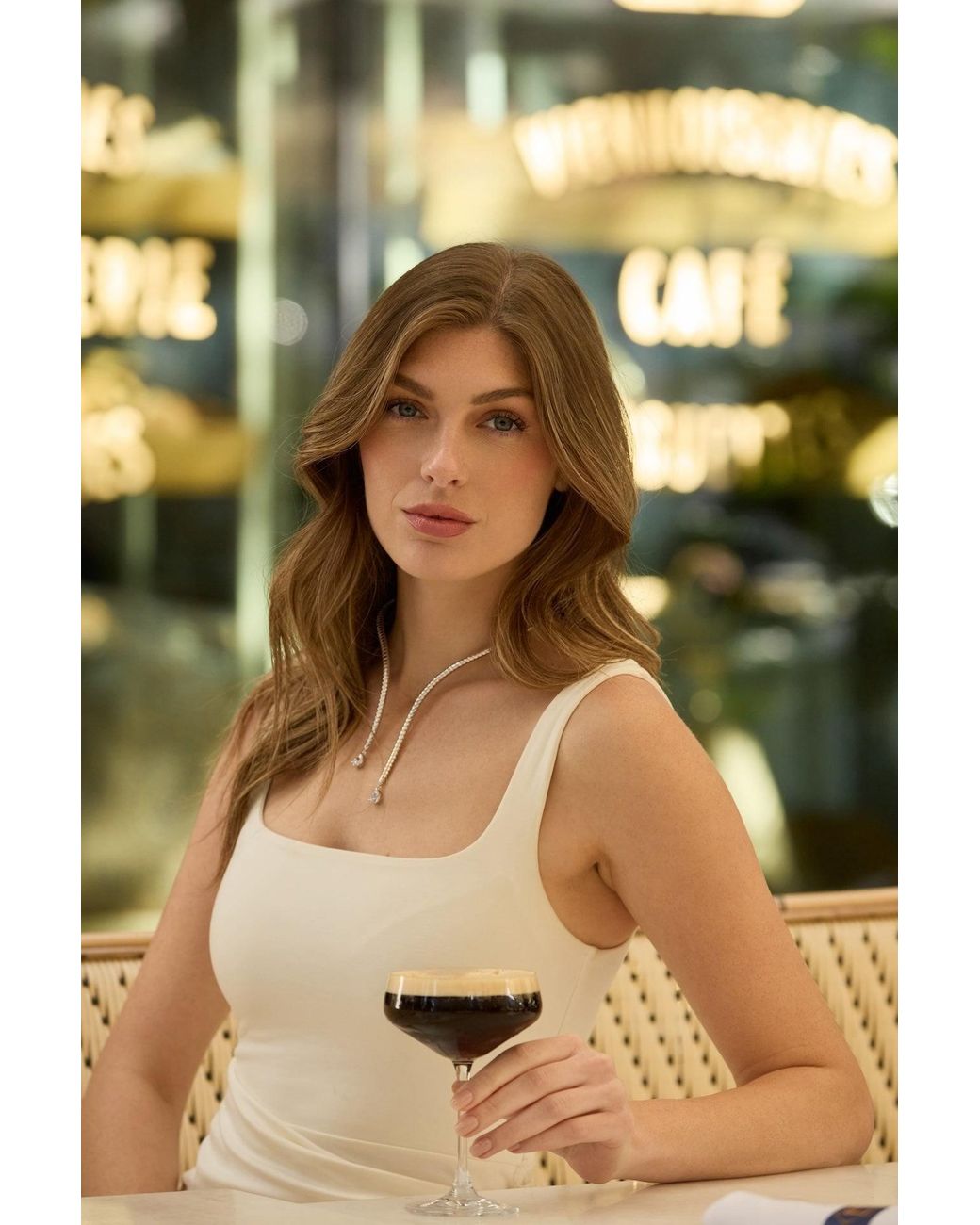 Adriana Pappas Designs Brown Sleek Snake Choker