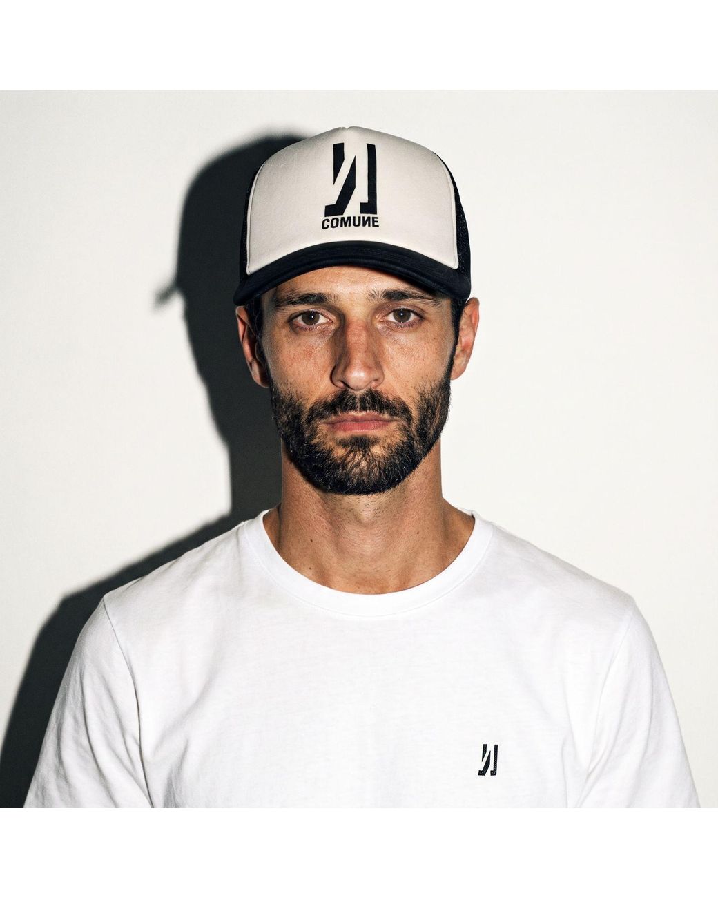 Comune Black Icon Active Trucker Hat for men