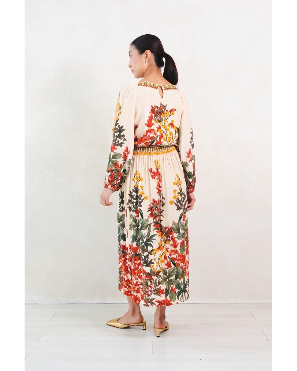 Raishma Orange Crystal Skirt