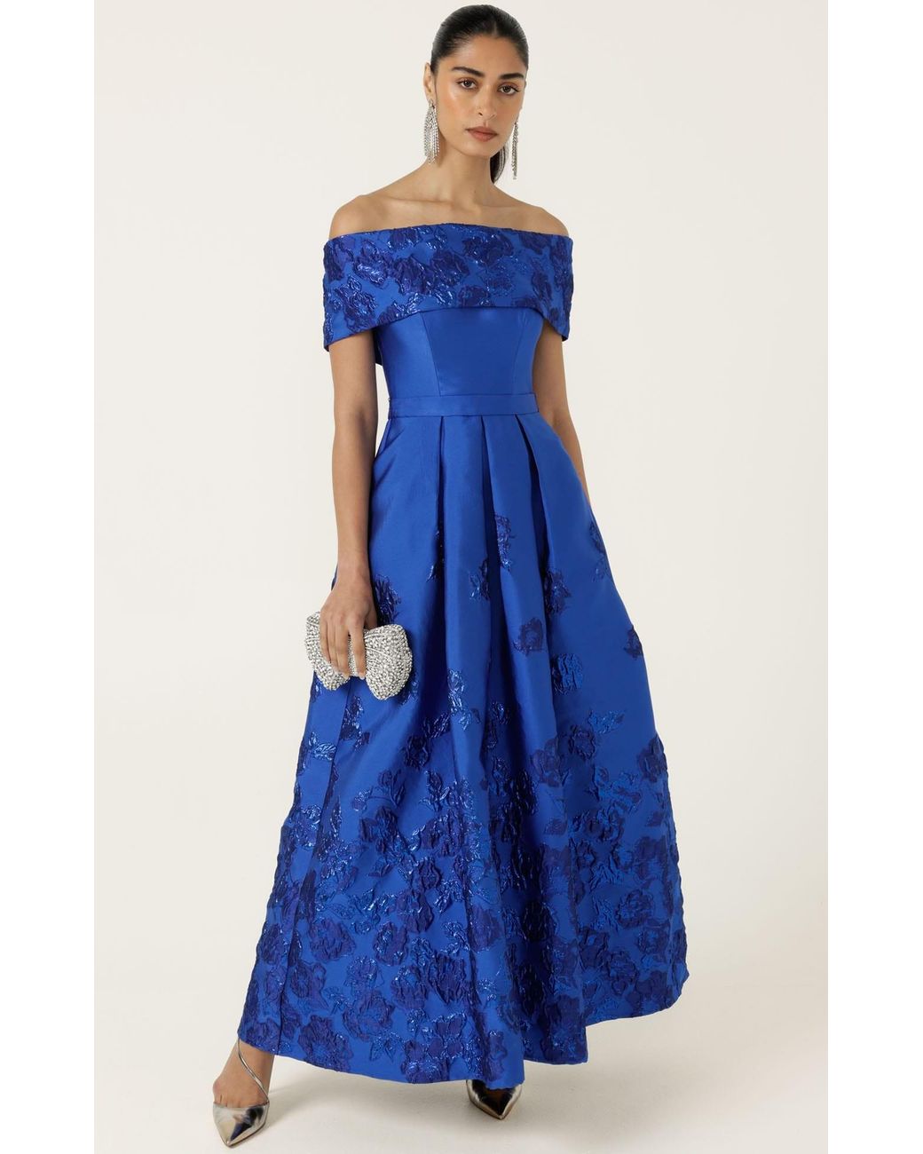 SACHA DRAKE Blue Pialle Gown
