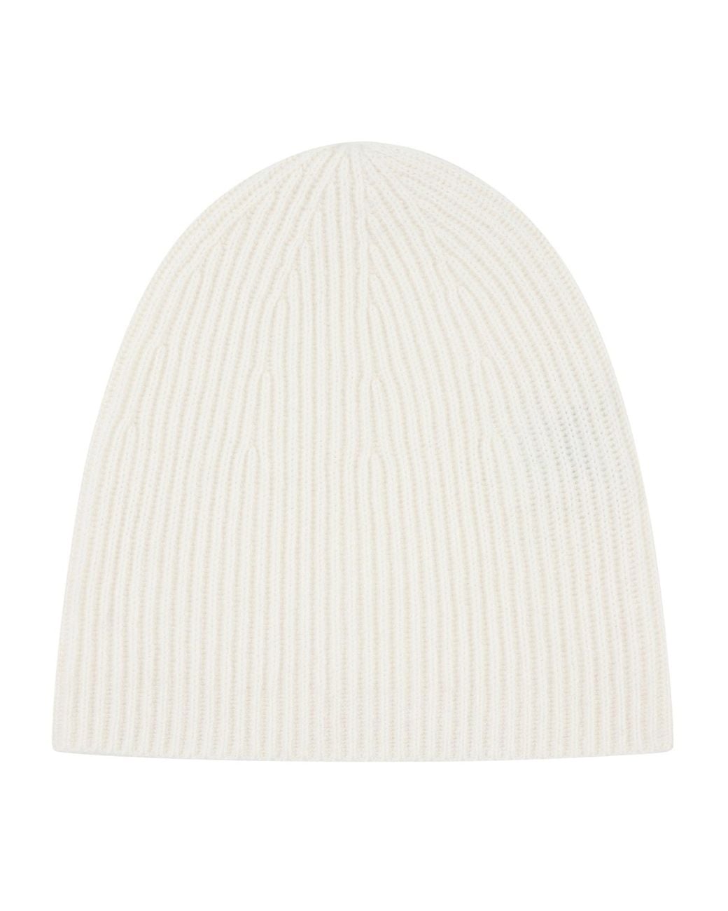 Loop Cashmere White Cashmere Beanie