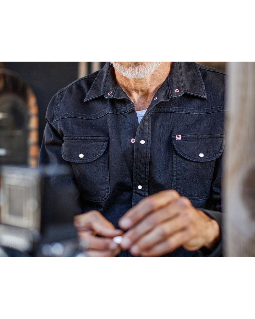 &SONS Trading Co Black Sunday Shirt for men