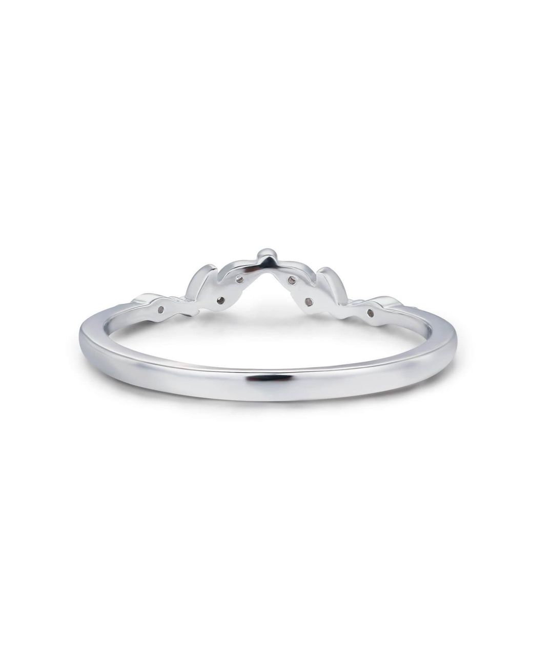 Azura Jewelry New York White Gleam Band Vermeil