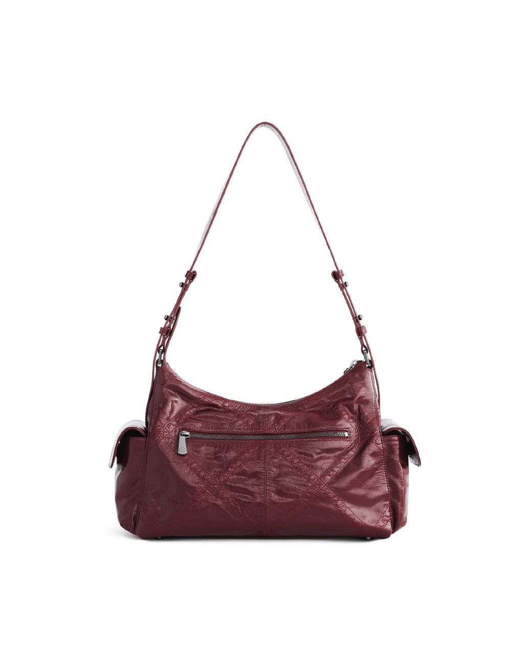 Orange Cube Purple Metropolitan City Bag