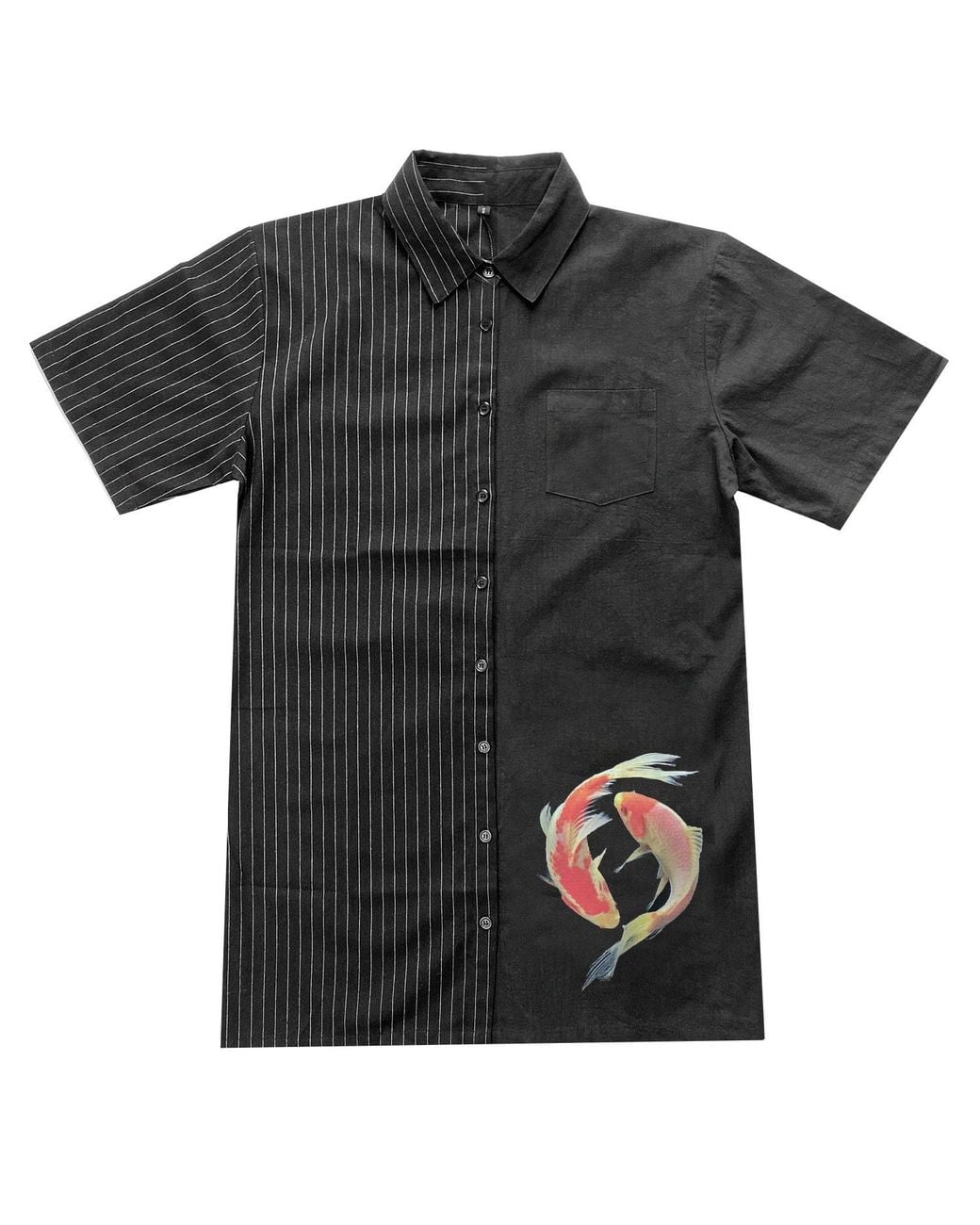 Zenzee Black Two Tone Shirt Dress