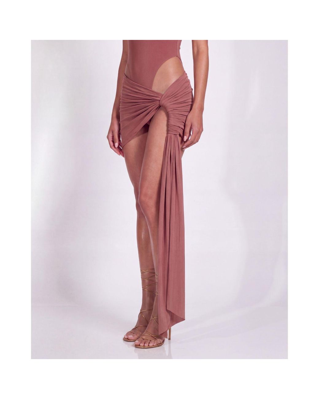Khéla the Label Red Call Me Later Mini Skirt